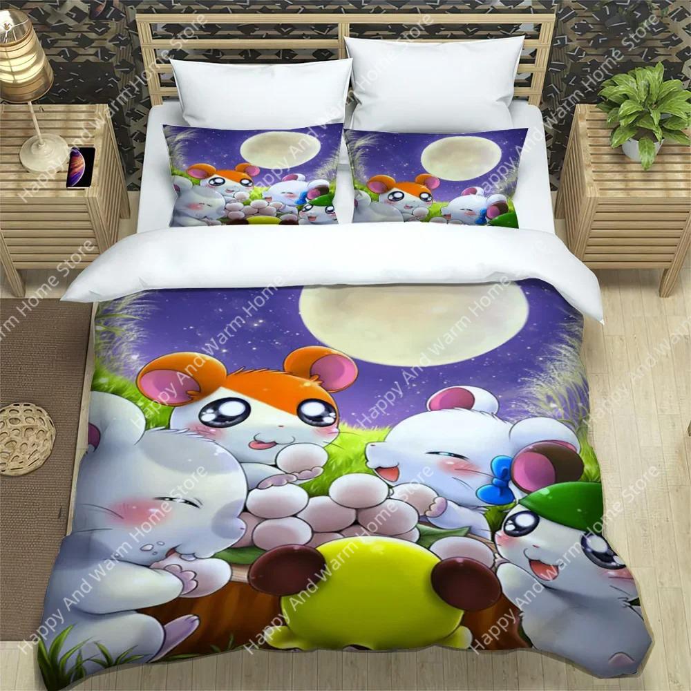 3D Printing Carton Lovely Hamtaro Beding Set Soft Duvet Cover Pilow Set Birthday Gift Children Comfortable Quilt Cover Beding Home Textiles 135*200cm Eu-Single
3D Printing Carton Lovely Hamtaro Beding Set Soft Duvet Cover Pilow Set Birthday Gift Children Comfortable Quilt Cover Beding Home Textiles 135*200cm Eu-Single