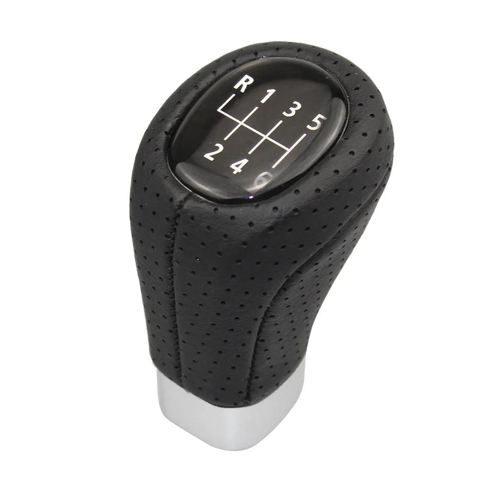 5/6 Speed Perforated Leather Gear Shift Knob for BMW E52 E60 F26 E38 -Car Transmission Shifter Handle, Durable Auto Accessories
5/6 Speed Perforated Leather Gear Shift Knob for BMW E52 E60 F26 E38 -Car Transmission Shifter Handle, Durable Auto Accessories