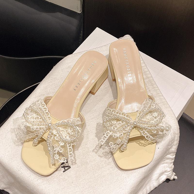 Сказочные туфли-шлепанцы с жемчужным бантом, женская уличная обувь 2025 новинка, хрустальный толстый каблук с прозрачным высоким каблуком 39 светло-желтого
Сказочные туфли-шлепанцы с жемчужным бантом, женская уличная обувь 2025 новинка, хрустальный толстый каблук с прозрачным высоким каблуком 39 светло-желтого