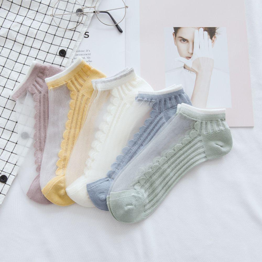 Женские прозрачные тонкие невидимые прозрачные чулки из хрустального стекла, повседневные короткие носки, носки до щиколотки
Женские прозрачные тонкие невидимые прозрачные чулки из хрустального стекла, повседневные короткие носки, носки до щиколотки