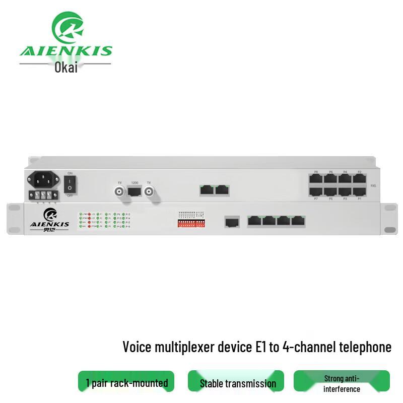 AIENKIS PCM Telephone & Ethernet Multiplexer
AIENKIS PCM Telephone & Ethernet Multiplexer