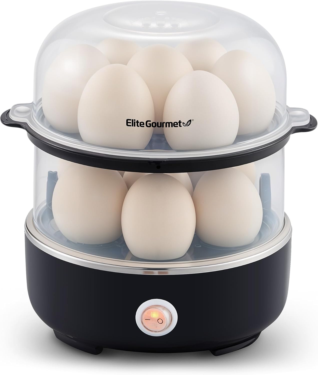 Easy Egg Cooker, Stainless-steel Heating Plate, Two-Tiered, 14-Egg Capacity, Soft, Medium, Hard-Boiled, United States
Easy Egg Cooker, Stainless-steel Heating Plate, Two-Tiered, 14-Egg Capacity, Soft, Medium, Hard-Boiled, United States