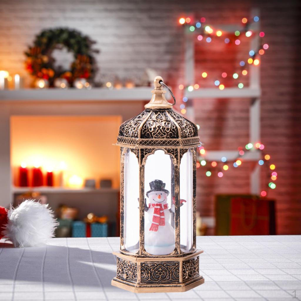 Christmas Lantern Accents Home Decor Ornament Centerpiece Table Lamp for Outdoor Indoor Navidad Snowman
Christmas Lantern Accents Home Decor Ornament Centerpiece Table Lamp for Outdoor Indoor Navidad Snowman