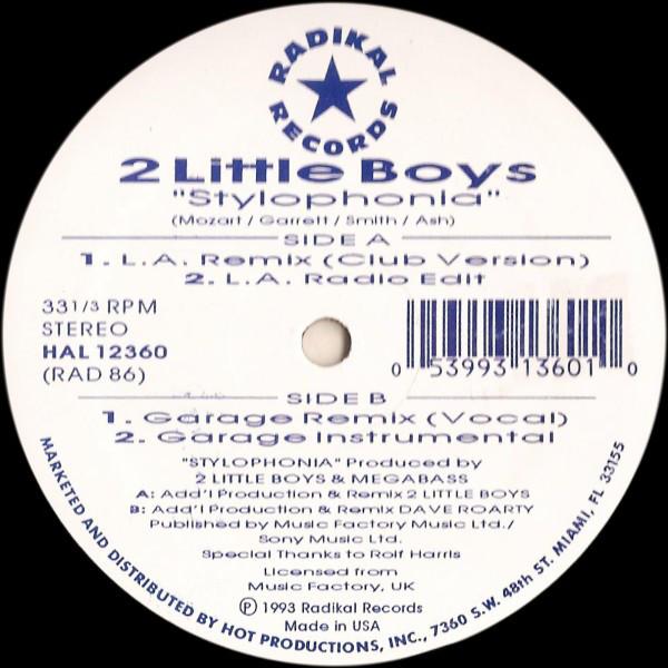 12inch Record TWO LITTLE BOYS - Stylophonia HAL12360 Radikal Records 1993 US Dance & Electronica Used
12inch Record TWO LITTLE BOYS - Stylophonia HAL12360 Radikal Records 1993 US Dance & Electronica Used