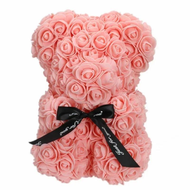 Colorful Creative Eternal Flower Rose Bear Beautiful Hug Bear Wedding Flower Valentine s Day Give Girlfriend Rose Souvenir Gift WHITE
Colorful Creative Eternal Flower Rose Bear Beautiful Hug Bear Wedding Flower Valentine s Day Give Girlfriend Rose Souvenir Gift WHITE