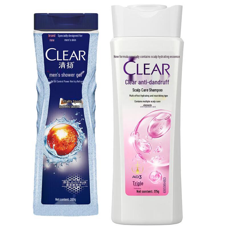 Clear Scalp & Hair Anti-Dandruff Shampoo & Body Wash Set
Clear Scalp & Hair Anti-Dandruff Shampoo & Body Wash Set