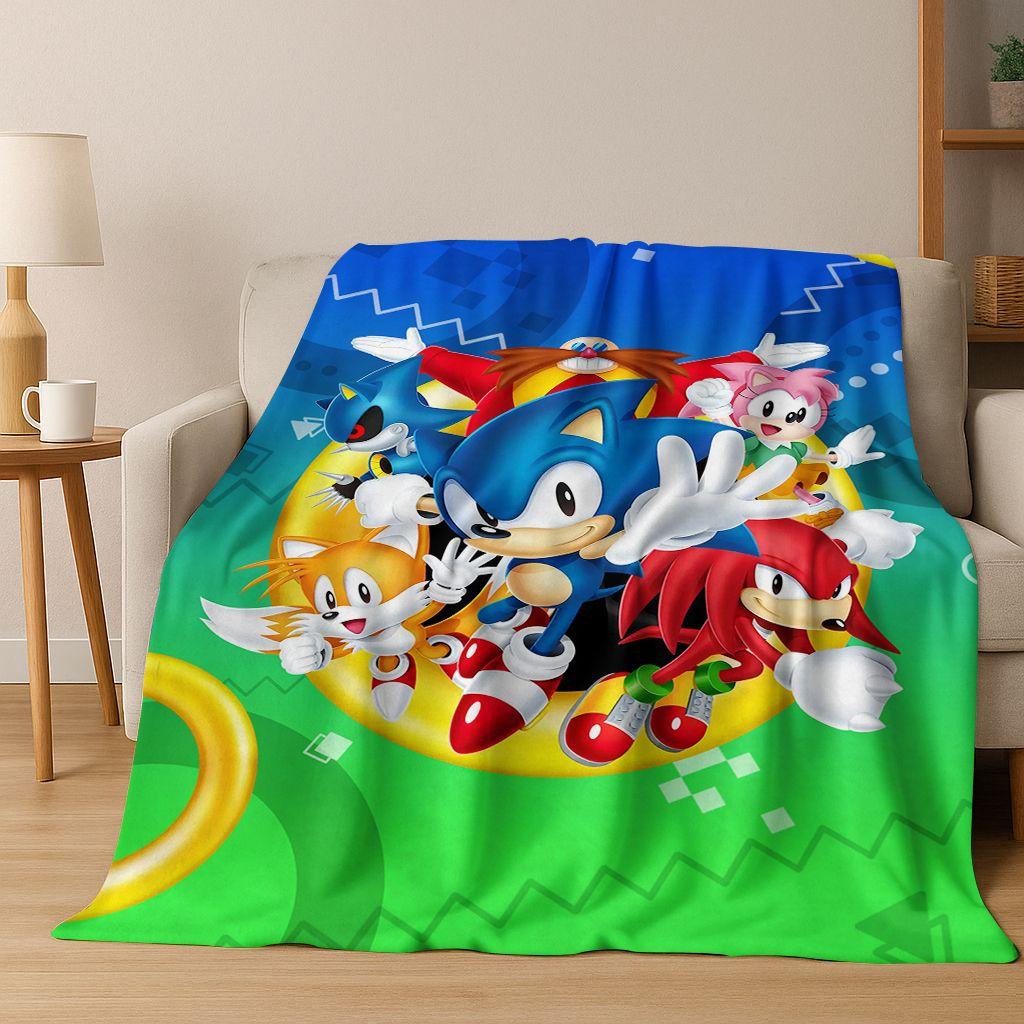 Classic S-Sonic Cartoon Game Flannel Blanket Soft Warm Throw Blanket for Bed Bedroom Living Room Travel Picnic Office Gift Kids 75x90cm
Classic S-Sonic Cartoon Game Flannel Blanket Soft Warm Throw Blanket for Bed Bedroom Living Room Travel Picnic Office Gift Kids 75x90cm