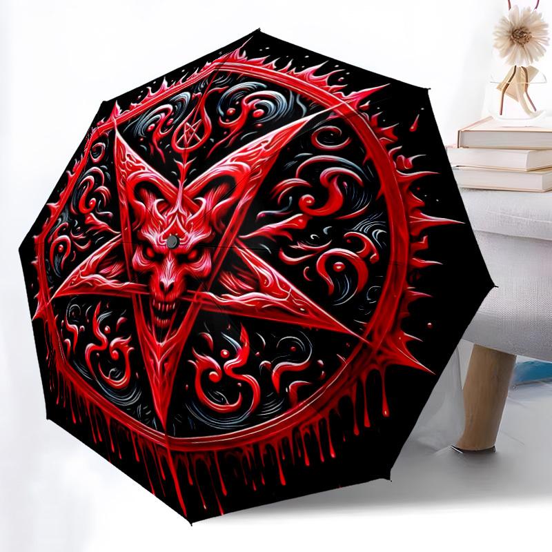 1pc Baphomet Symbol Automatic Folding Umbrella Durable Iron Frame,All Seasons Home Travel Outdoor Multifunctional Umbrella yy251115053
1pc Baphomet Symbol Automatic Folding Umbrella Durable Iron Frame,All Seasons Home Travel Outdoor Multifunctional Umbrella yy251115053