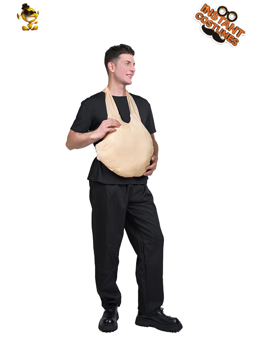 Adult Fake Belly Costume for Halloween and Christmas Stage Performances One Size
Adult Fake Belly Costume for Halloween and Christmas Stage Performances One Size