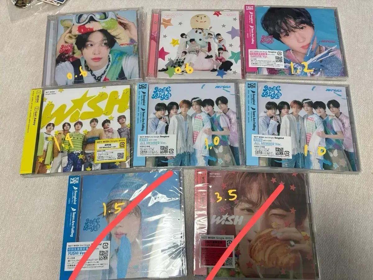 NCT Wish Wish Japan Class Jewel Yuushiri Kusakuya Group Songbird Used
NCT Wish Wish Japan Class Jewel Yuushiri Kusakuya Group Songbird Used