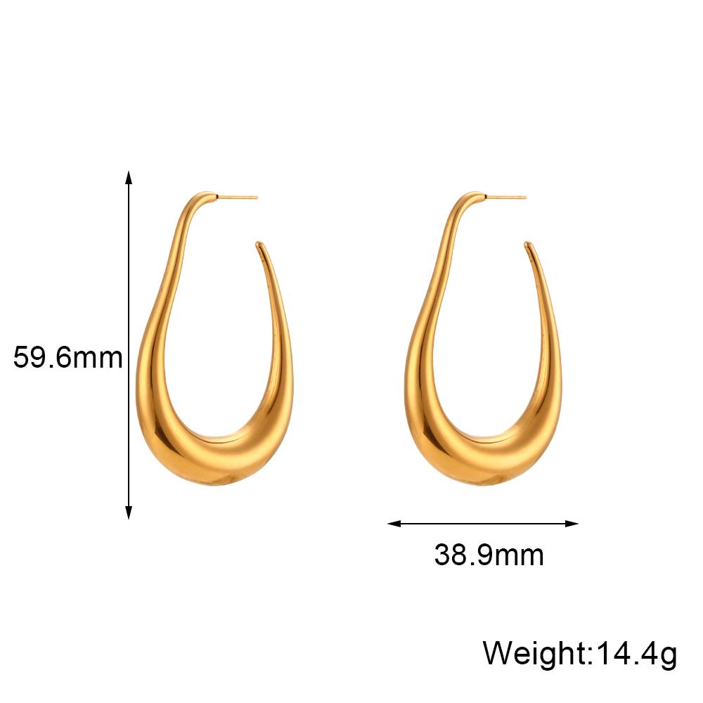 MamacitaSlay Unique Exaggerated Gold Plated Stainless Steel Pear Shape Hollow Hoop Earrings Party Women s Waterproof Jewelry золотий
MamacitaSlay Unique Exaggerated Gold Plated Stainless Steel Pear Shape Hollow Hoop Earrings Party Women s Waterproof Jewelry золотий