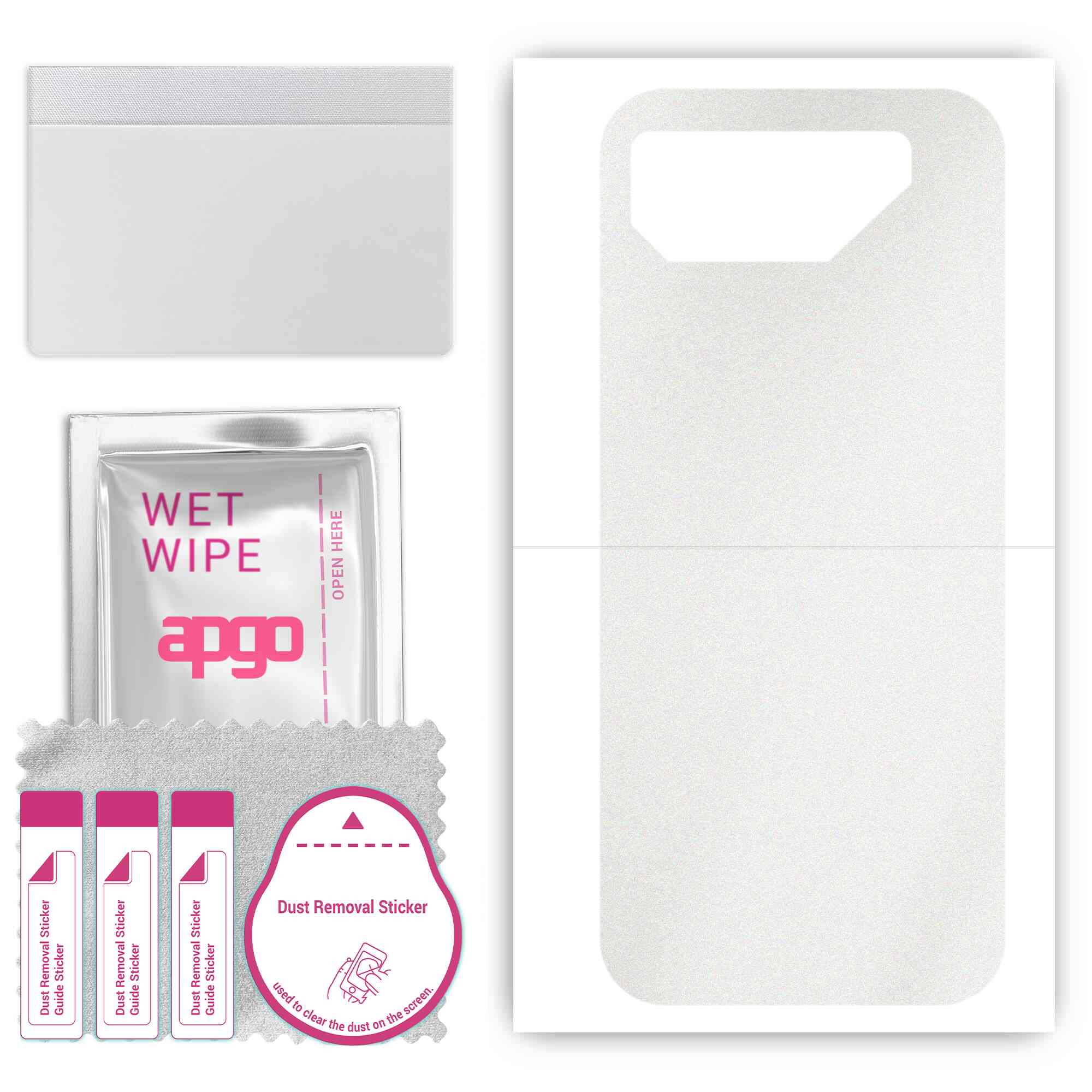 apgo Protective Skin Sticker for the back compatible with Asus ROG Phone 7 Ultimate, Wrap Film, Foil, Vinyl - Pattern Matte Transparent
apgo Protective Skin Sticker for the back compatible with Asus ROG Phone 7 Ultimate, Wrap Film, Foil, Vinyl - Pattern Matte Transparent