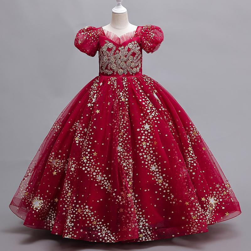 Children s Dress Girls Flower Wedding Dress Summer Princess Rainbow Host Gift Performance Program 170 вина червоного кольору
Children s Dress Girls Flower Wedding Dress Summer Princess Rainbow Host Gift Performance Program 170 вина червоного кольору