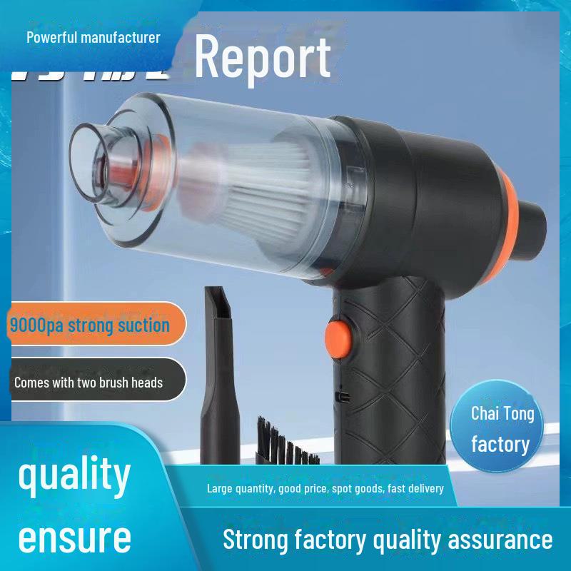 Rechargeable 2-in-1 Handheld Car Vacuum Cleaner with Strong Suction one machine, one core, two ends чорний
Rechargeable 2-in-1 Handheld Car Vacuum Cleaner with Strong Suction one machine, one core, two ends чорний