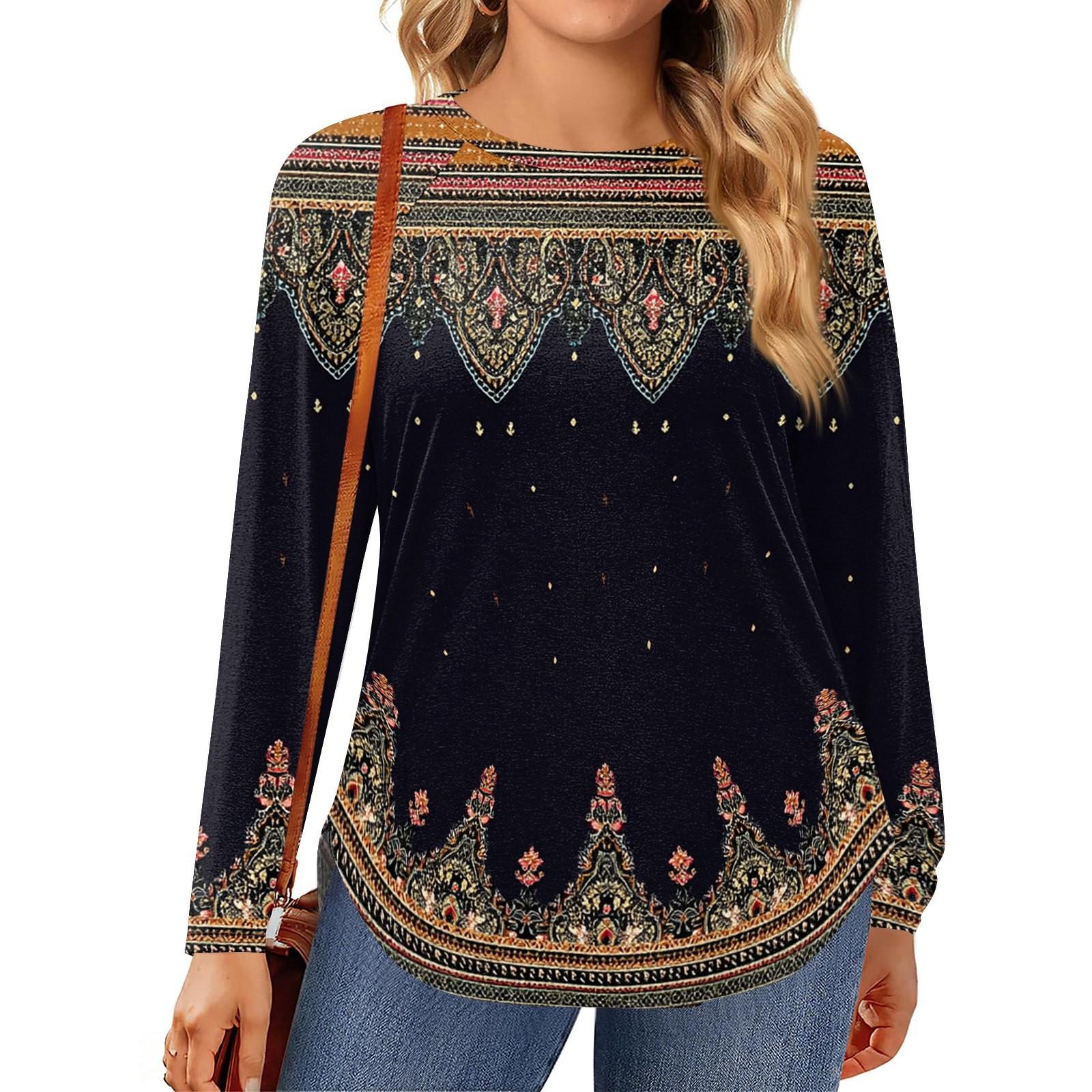 Женские топы больших размеров, рубашки с длинным рукавом, туника с круглым вырезом, повседневная свободная блузка L-5X XXL чёрный
Женские топы больших размеров, рубашки с длинным рукавом, туника с круглым вырезом, повседневная свободная блузка L-5X XXL чёрный