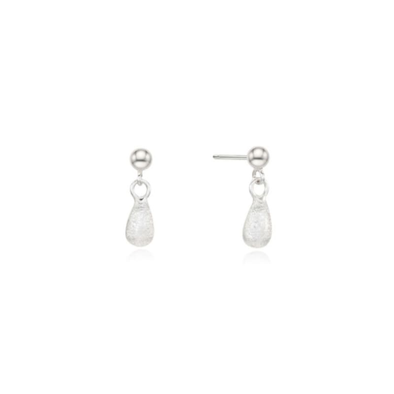 eenie beenie silver matte water drop drop earrings white
eenie beenie silver matte water drop drop earrings white