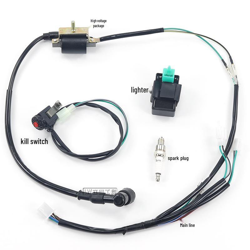 Off-Road Motorcycle & ATV Accessories: Foot Starter, Wiring Harness, Coil Ignition for 50-110CC /
Off-Road Motorcycle & ATV Accessories: Foot Starter, Wiring Harness, Coil Ignition for 50-110CC /