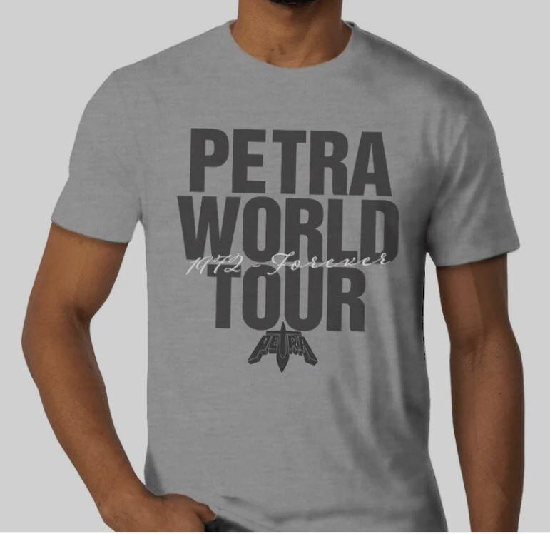 PETRA WORLD TOUR 1972-FOREVER Full Size T Shirt 1side Unisex T-Shirt L
PETRA WORLD TOUR 1972-FOREVER Full Size T Shirt 1side Unisex T-Shirt L