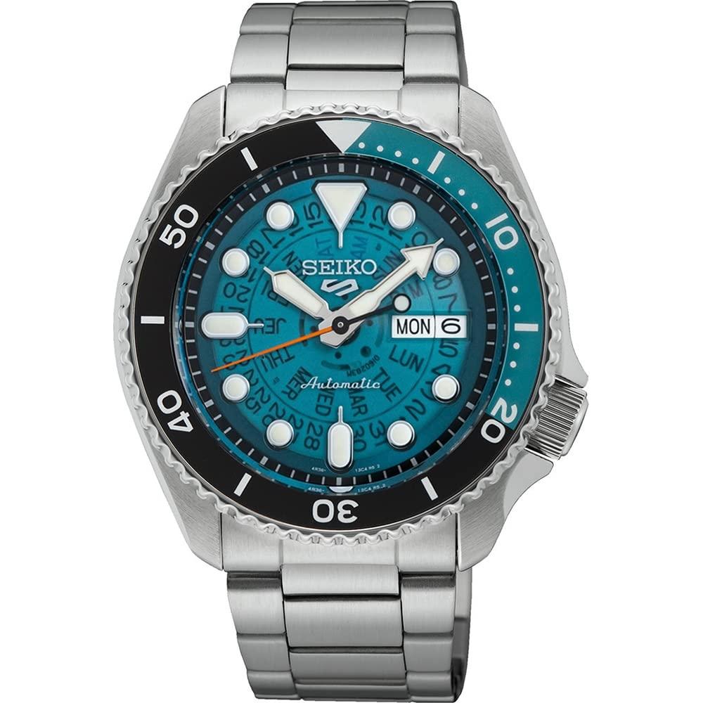 Seiko SEIKO5 Sports Mechanical Limited Distribution Model SRPJ45K1 Time Sonar Blue Автоматичний ручний завод SKX Sports Style
Seiko SEIKO5 Sports Mechanical Limited Distribution Model SRPJ45K1 Time Sonar Blue Автоматичний ручний завод SKX Sports Style