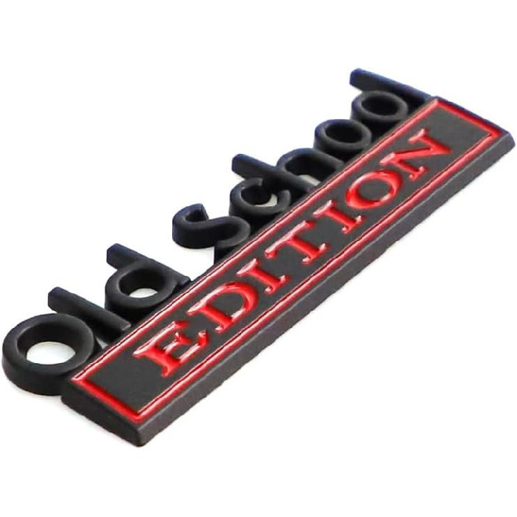2 Pcs Old School Edition Emblem 3D Metal Badge Decal Sticker Fit for Universal Car Truck SUV Side Rear Front Hood Trunk Door (Black Red)
2 Pcs Old School Edition Emblem 3D Metal Badge Decal Sticker Fit for Universal Car Truck SUV Side Rear Front Hood Trunk Door (Black Red)
