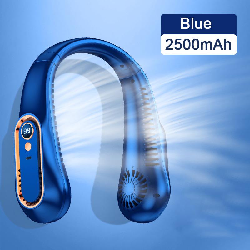 Подвесной шейный вентилятор с цифровым дисплеем, безлопастной вентилятор с шейным ремешком, портативный мини-охладитель воздуха, перезаряжаемые через USB электрические вентиляторы синий
Подвесной шейный вентилятор с цифровым дисплеем, безлопастной вентилятор с шейным ремешком, портативный мини-охладитель воздуха, перезаряжаемые через USB электрические вентиляторы синий