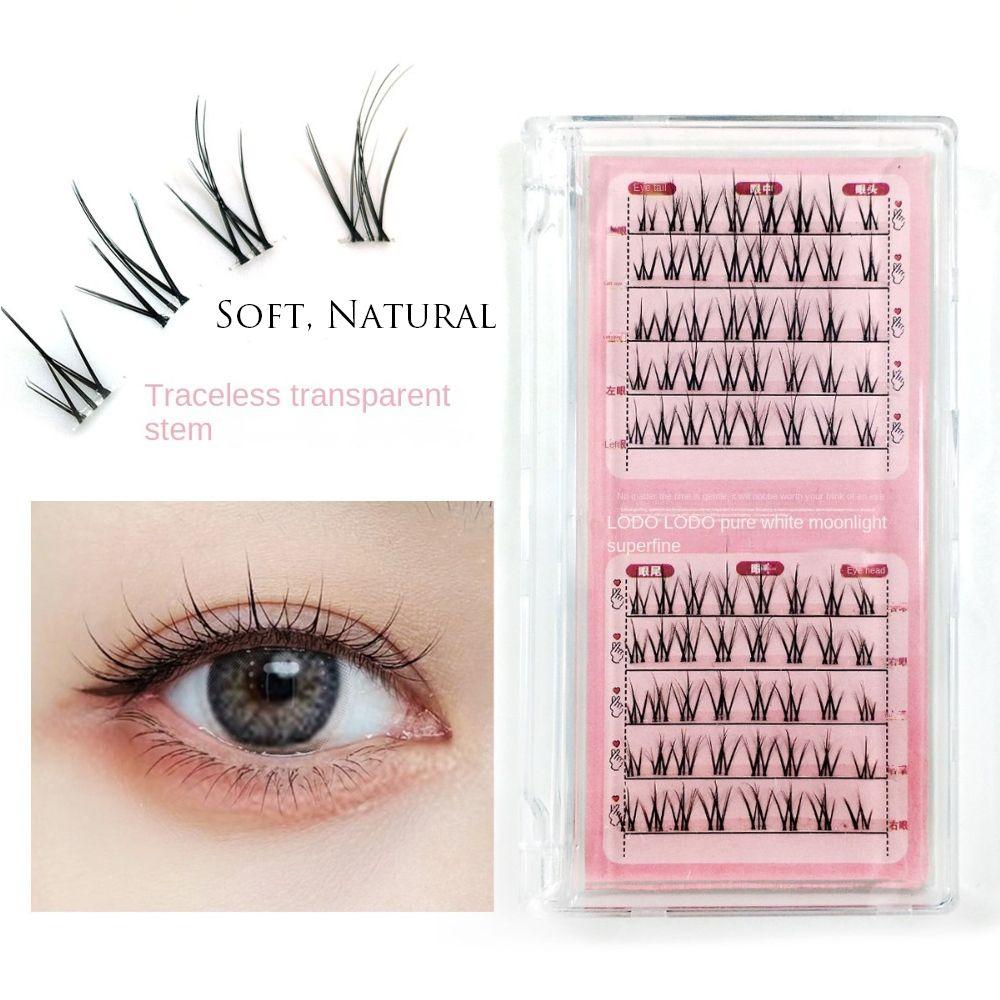 DIY Extension Lashes Natural Segmented Cluster Lashes Soft Natural Transparent Stem Manga Lashes
DIY Extension Lashes Natural Segmented Cluster Lashes Soft Natural Transparent Stem Manga Lashes