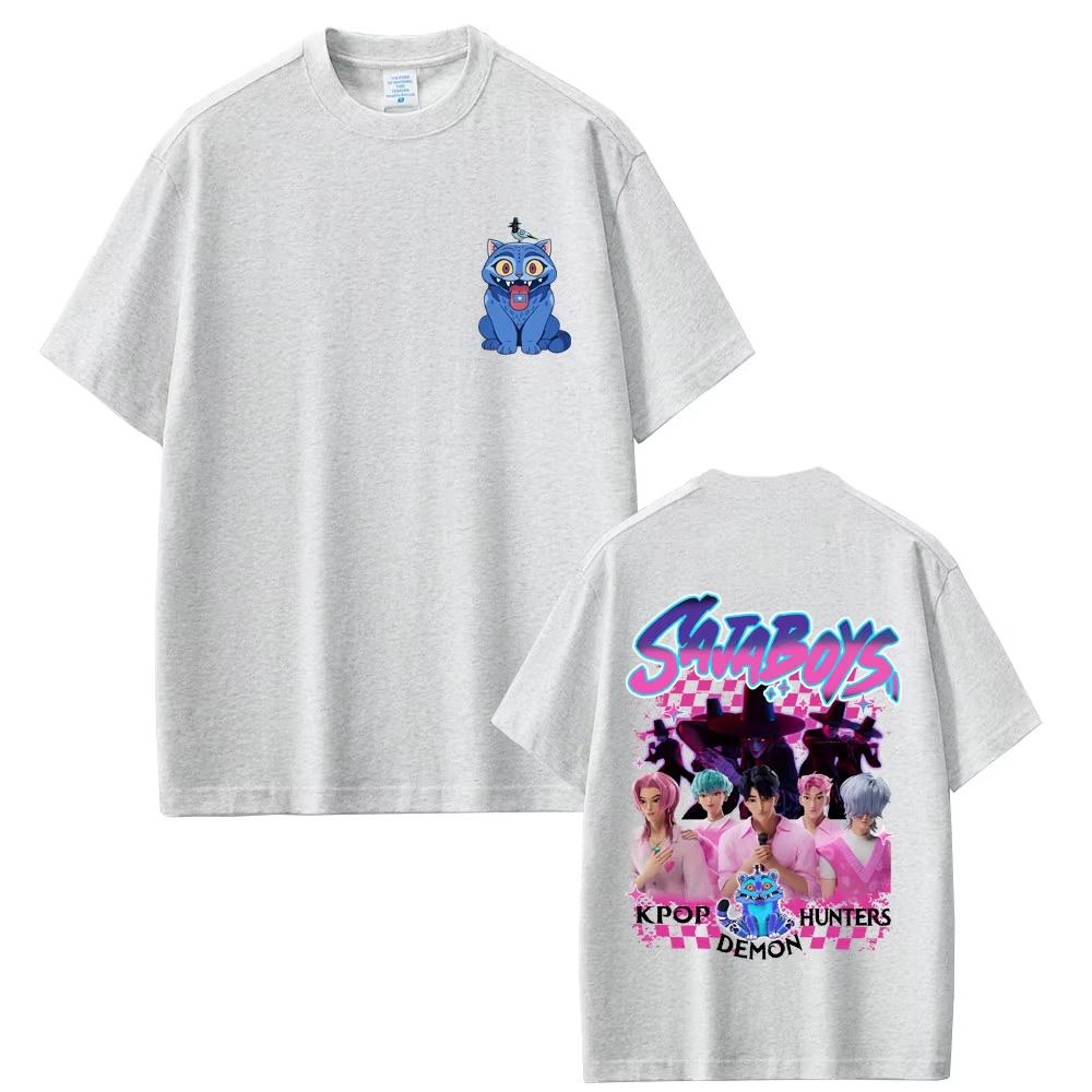 Movie KPop Demon Hunters Saja Boys Derpy Tiger T Shirts Men Women Fashion Oversized Streetwear Male Casual Soft Cotton T-shirts 4XL
Movie KPop Demon Hunters Saja Boys Derpy Tiger T Shirts Men Women Fashion Oversized Streetwear Male Casual Soft Cotton T-shirts 4XL