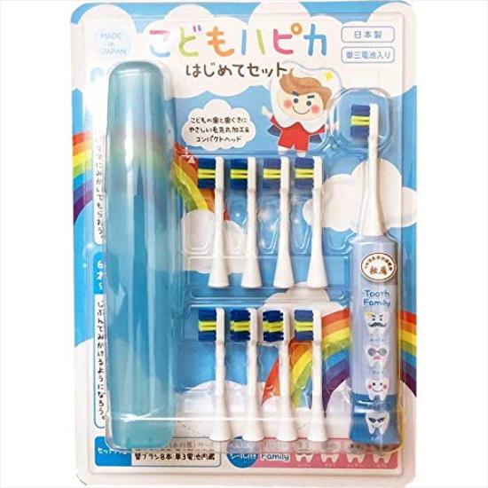 Hapica Kids Hapica Set Blue Children s Electric Toothbrush (Main unit, Case, 8 replacement brushes)
Hapica Kids Hapica Set Blue Children s Electric Toothbrush (Main unit, Case, 8 replacement brushes)