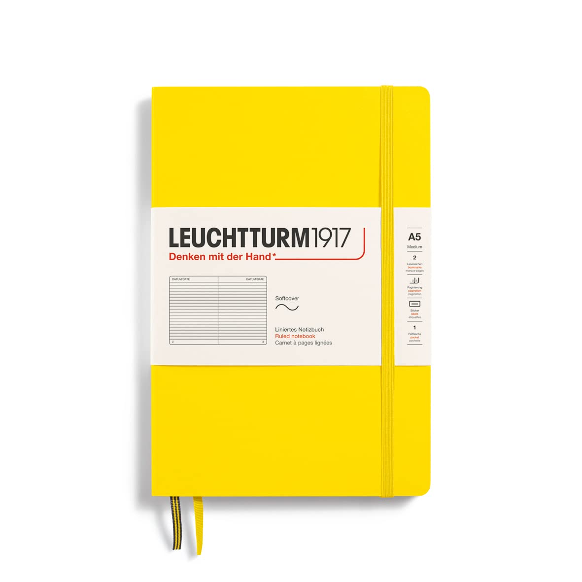 Leuchtturm Блокнот A5 Горизонтальная разметка Мягкая обложка Лимонный 362836 Оригинальный импортный продукт лимон
Leuchtturm Блокнот A5 Горизонтальная разметка Мягкая обложка Лимонный 362836 Оригинальный импортный продукт лимон