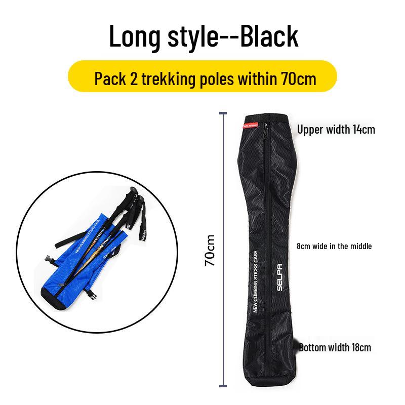 Portable Outdoor Trekking Pole Storage Bag with Humanized Design
Portable Outdoor Trekking Pole Storage Bag with Humanized Design