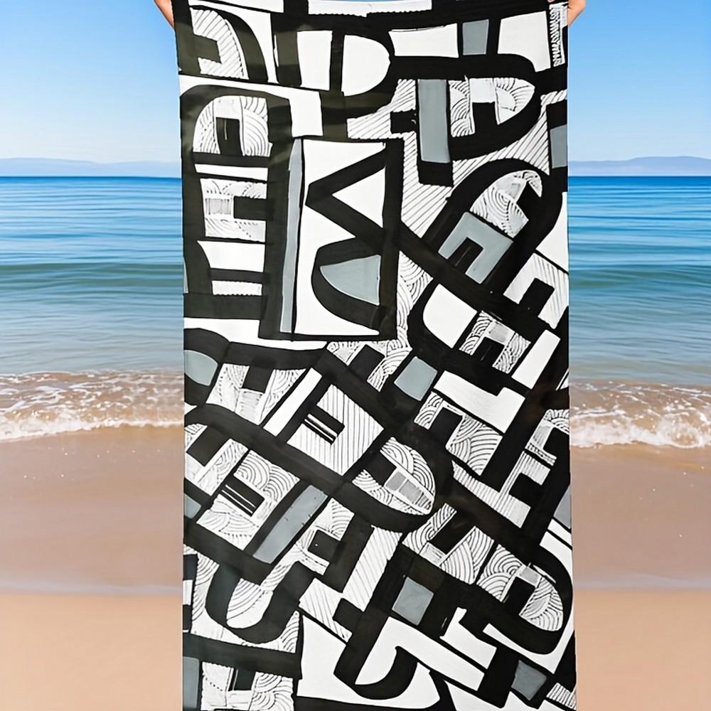 Geometric Abstract Art Beach Towel Patterned Sunscreen And Windproof Suitable For Swimming Pool Camping Travel Blanket W40*H60(CM)
Geometric Abstract Art Beach Towel Patterned Sunscreen And Windproof Suitable For Swimming Pool Camping Travel Blanket W40*H60(CM)