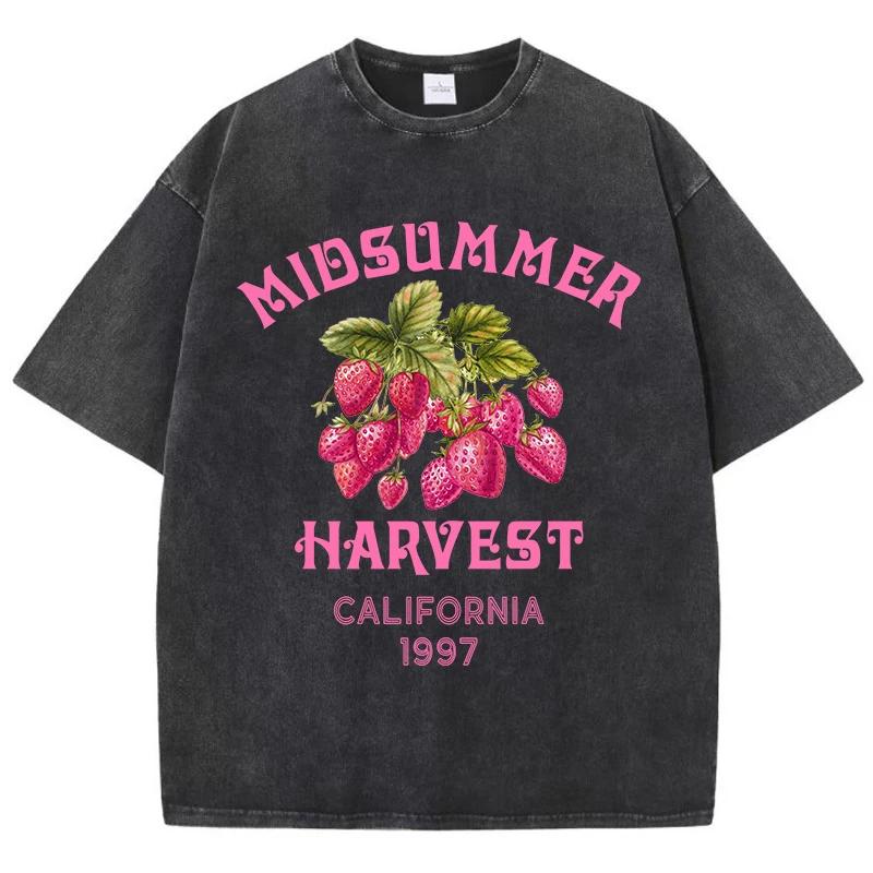 California Strawberry Printed Washed Short Sleeved Round Neck Yk Tshirt Men Clothing New in Top Tees Mens TShirt Camisetas M
California Strawberry Printed Washed Short Sleeved Round Neck Yk Tshirt Men Clothing New in Top Tees Mens TShirt Camisetas M