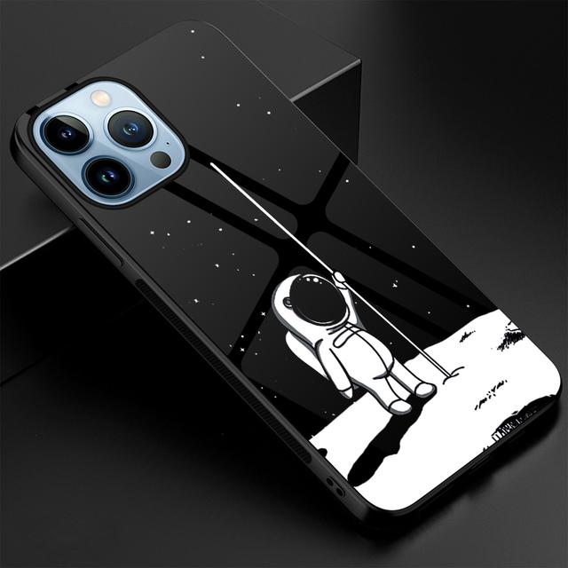 Милый чехол для телефона с астронавтом для Iphone 14 13 11 12 Pro Max Mini Xs Xr X 7 8 6s Plus Se 2022, роскошный чехол из закаленного стекла Fundas For iphone 8 Plus
Милый чехол для телефона с астронавтом для Iphone 14 13 11 12 Pro Max Mini Xs Xr X 7 8 6s Plus Se 2022, роскошный чехол из закаленного стекла Fundas For iphone 8 Plus