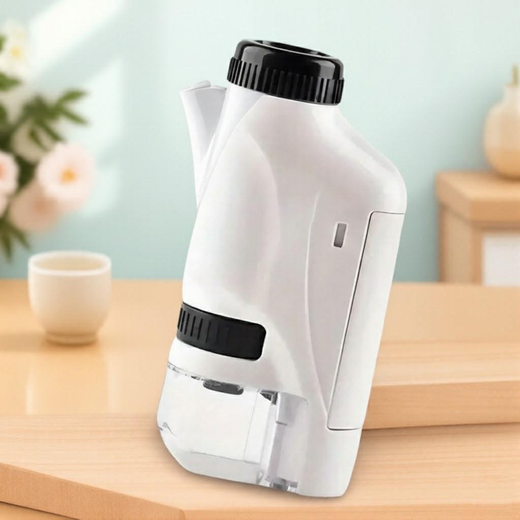 Portable Handheld 60X 100X Magnification Microscope Optical Lens for Science Experiment Observation білий
Portable Handheld 60X 100X Magnification Microscope Optical Lens for Science Experiment Observation білий