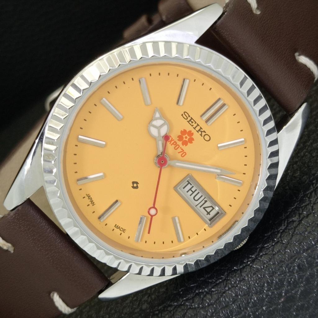 VINTAGE SEIKO EXPO 70 AUTOMATIC 6309A REFURBISHED JAPAN MENS WATCH a441963-1
VINTAGE SEIKO EXPO 70 AUTOMATIC 6309A REFURBISHED JAPAN MENS WATCH a441963-1