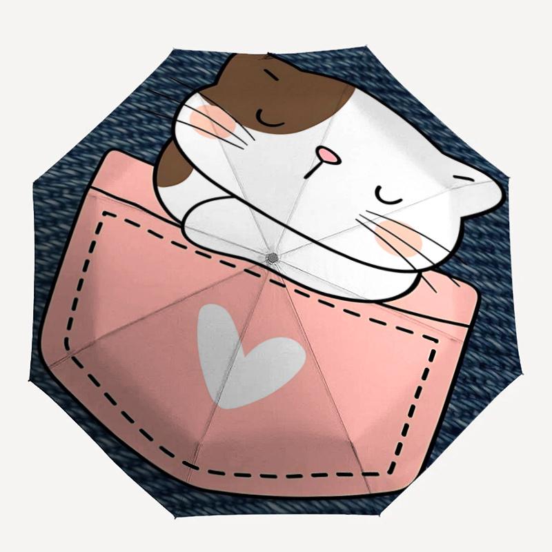 1pc Pocket Cat Umbrella That Opens Closes Automatically Perfect Gift with a Convenient Folding Mechanism 52
1pc Pocket Cat Umbrella That Opens Closes Automatically Perfect Gift with a Convenient Folding Mechanism 52