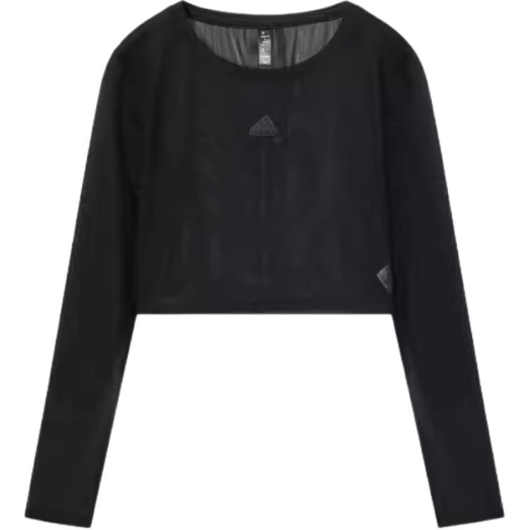 Adidas Дышащая спортивная футболка с длинным рукавом, стандартный крой, женские топы, черный цвет JP1459 S
Adidas Дышащая спортивная футболка с длинным рукавом, стандартный крой, женские топы, черный цвет JP1459 S