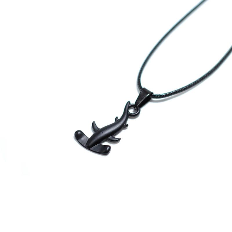 Bohemia Hammerhead Shark Necklace Handmade Braided Rope Animals Pendant Choker Necklace Adjustable Men Women Summer Jewelry Gift чорний
Bohemia Hammerhead Shark Necklace Handmade Braided Rope Animals Pendant Choker Necklace Adjustable Men Women Summer Jewelry Gift чорний