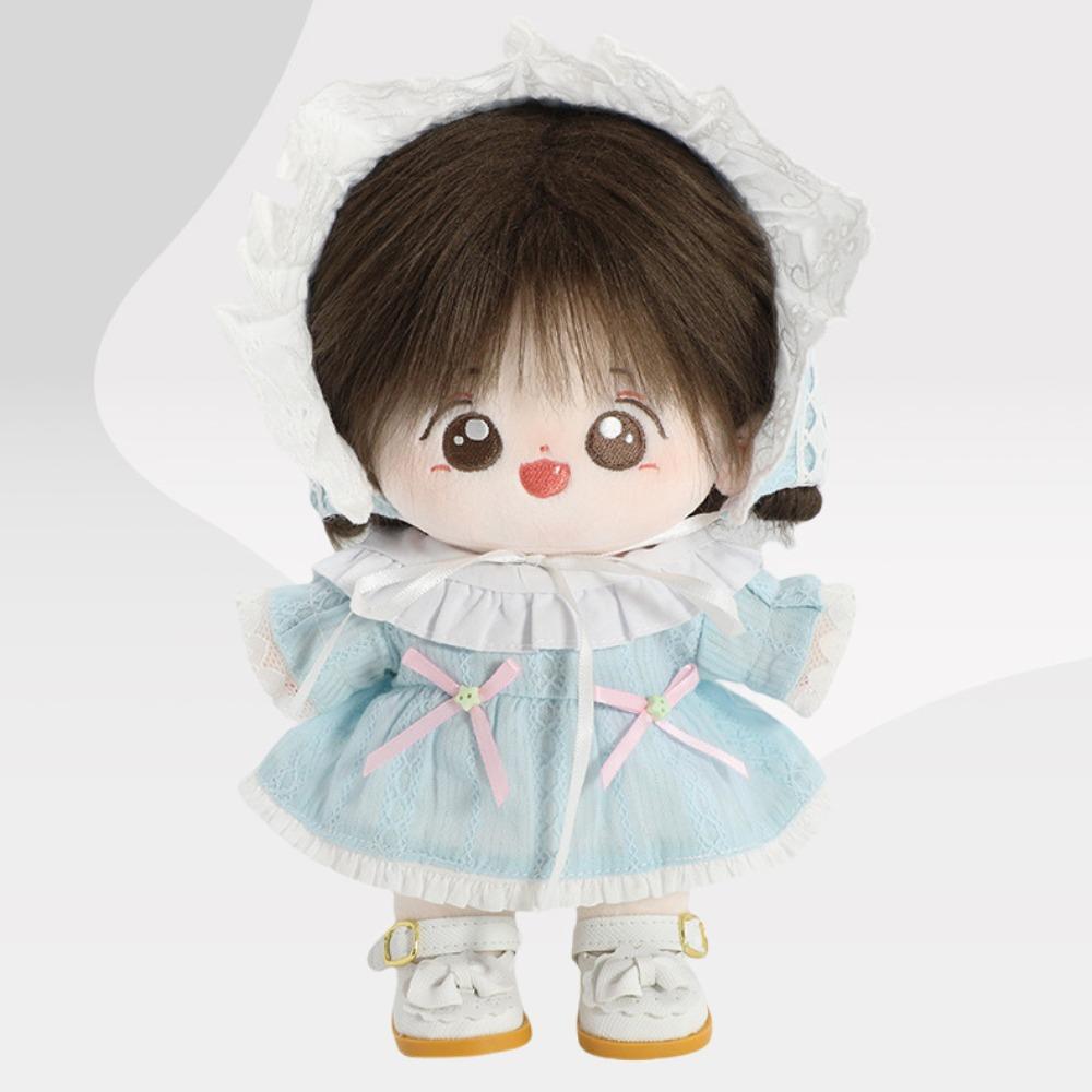 Bow Skirt Cotton Doll s Clothes Lace Plush Doll Clothes 20cm Cotton Doll Clothes Children s Gift headscarf blue
Bow Skirt Cotton Doll s Clothes Lace Plush Doll Clothes 20cm Cotton Doll Clothes Children s Gift headscarf blue