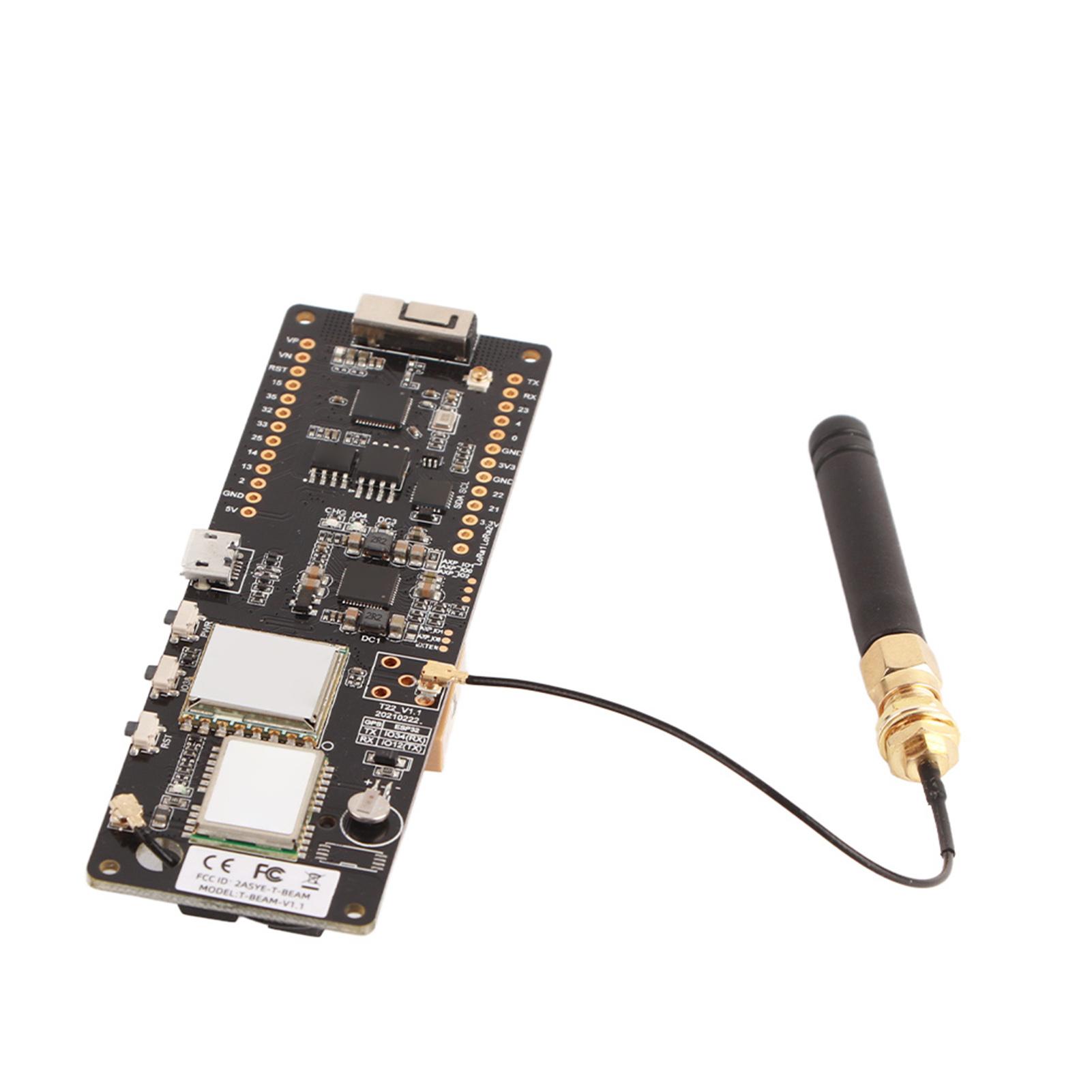 Для TTGO T Beam ESP32 433 МГц GPS WiFi бездротовий модуль Bluetooth зі світлодіодним індикатором сигналу
Для TTGO T Beam ESP32 433 МГц GPS WiFi бездротовий модуль Bluetooth зі світлодіодним індикатором сигналу