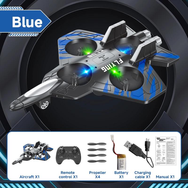 2.4G RC Plane With LED Light 360 Flip Fighter Remote Control Airplane Kids Toys for Boys Birthday Gifts синій
2.4G RC Plane With LED Light 360 Flip Fighter Remote Control Airplane Kids Toys for Boys Birthday Gifts синій