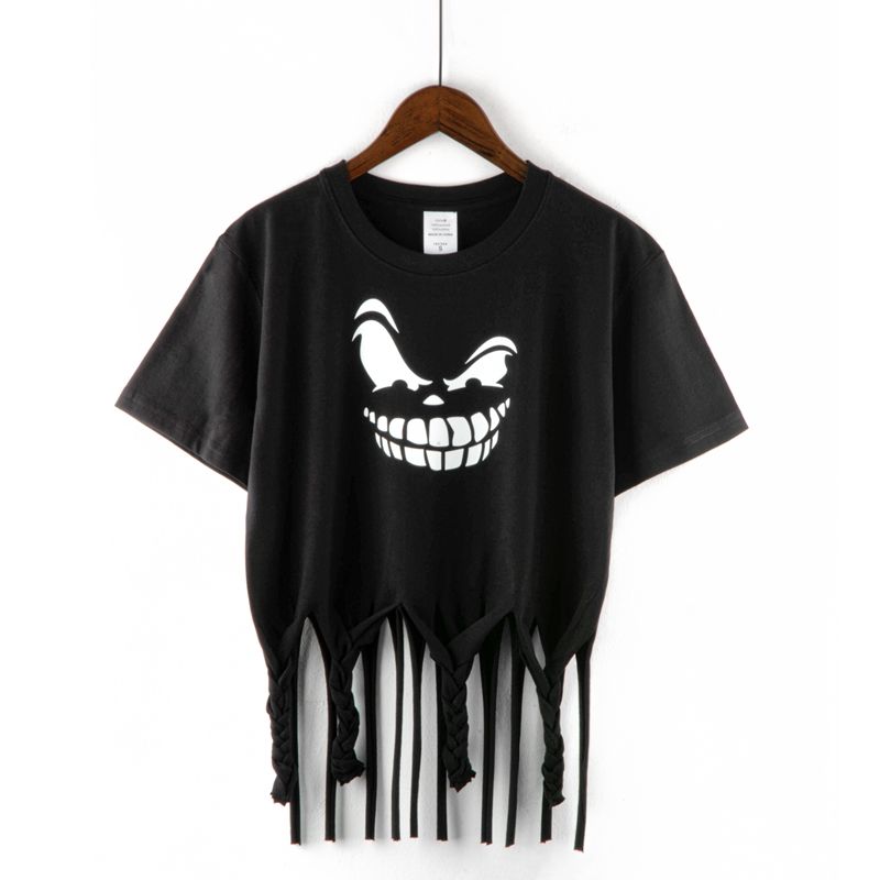 Dark Style New Tassel Fashion T-shirt Short Sleeve Top Black XL
Dark Style New Tassel Fashion T-shirt Short Sleeve Top Black XL