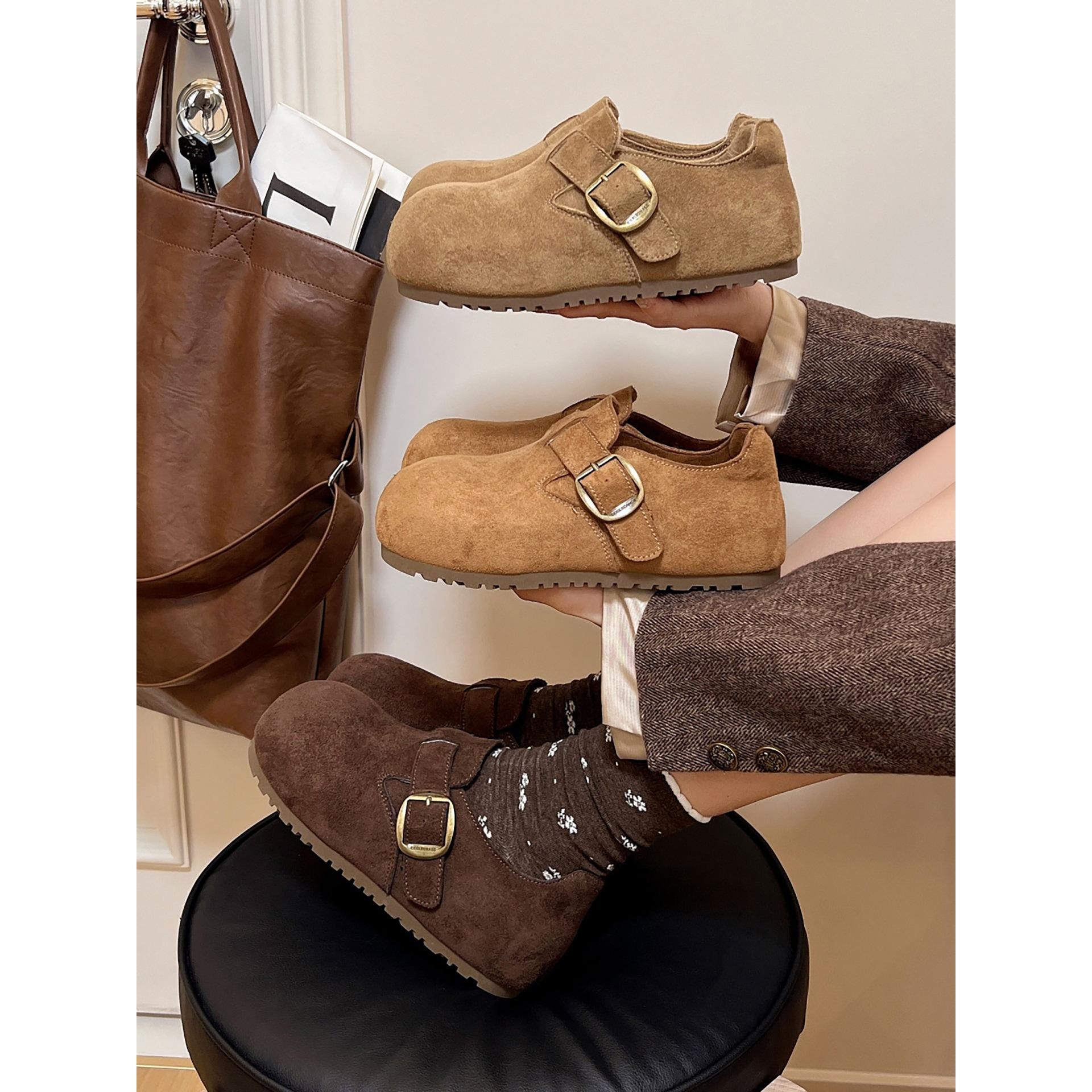 Retro French thick-soled velvet Birkenstocks 2025 new winter warm and thickened outer wear non-slip warm cotton shoes 40 хакі
Retro French thick-soled velvet Birkenstocks 2025 new winter warm and thickened outer wear non-slip warm cotton shoes 40 хакі