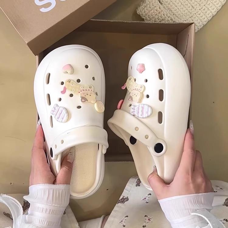 Thick-soled hole shoes women s new summer wear bag head cool slippers women s non-slip cute cartoon one-pedal slippers 40-41 чорний
Thick-soled hole shoes women s new summer wear bag head cool slippers women s non-slip cute cartoon one-pedal slippers 40-41 чорний