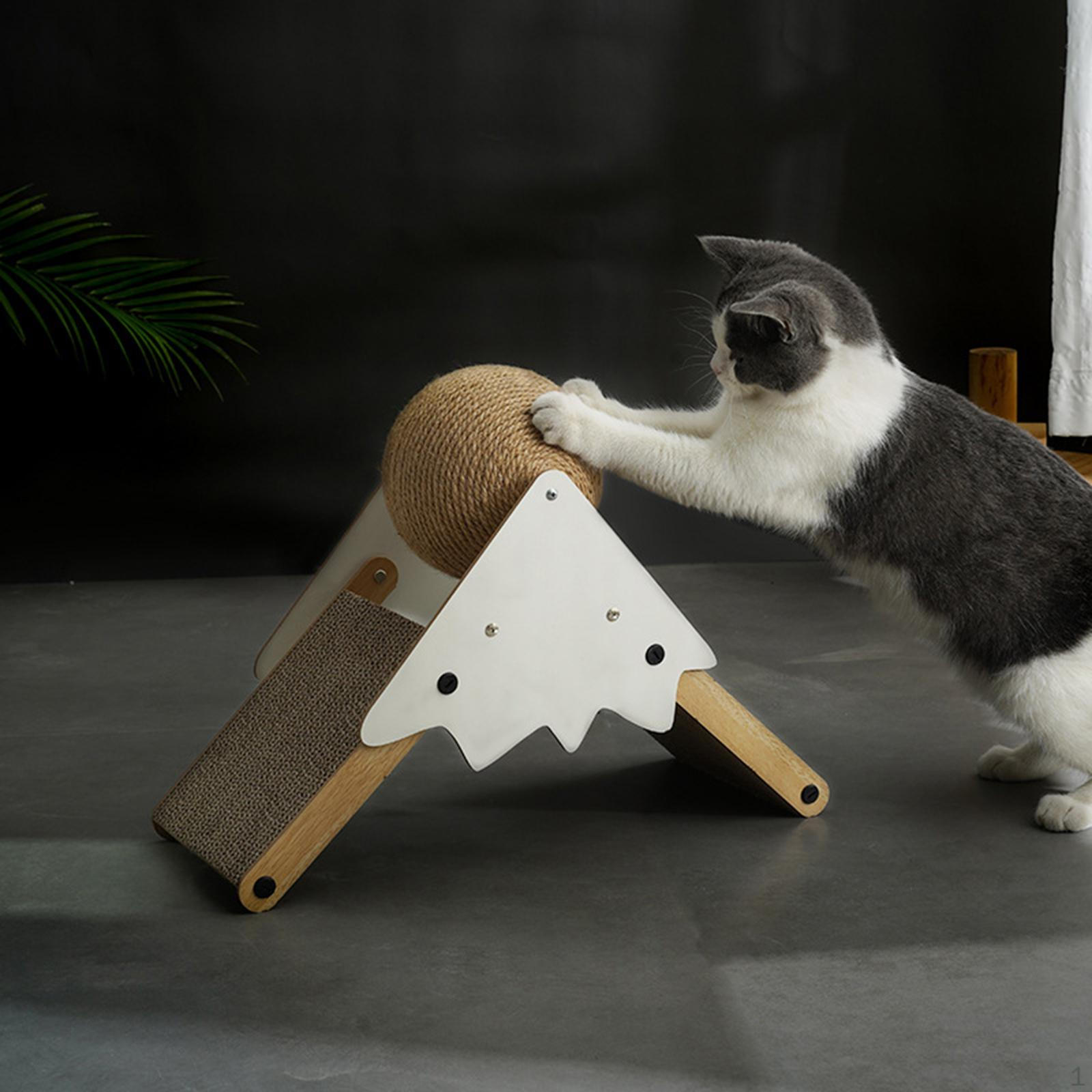 2 in 1 Cat Scratcher Grind Claws Sisal Rope Scratching Ball Wear Resistant Cardboard коричневий
2 in 1 Cat Scratcher Grind Claws Sisal Rope Scratching Ball Wear Resistant Cardboard коричневий