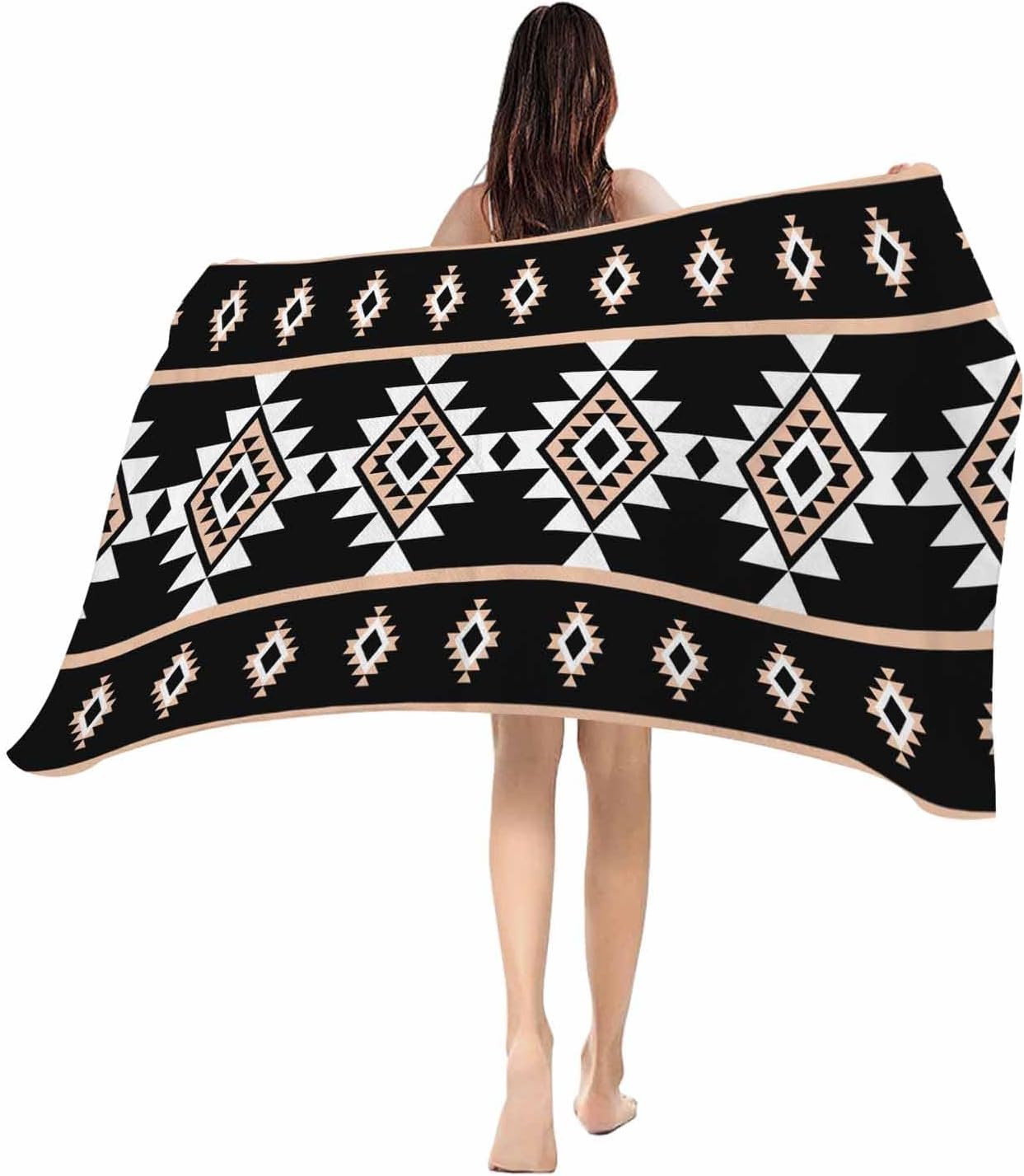 Beach Towel Khaki Aztec Bath Pool Towels Western Tribal Pattern Soft Absorbent Beach Towel Lightweight Quick Dry Swim Towels W30*H60(CM)
Beach Towel Khaki Aztec Bath Pool Towels Western Tribal Pattern Soft Absorbent Beach Towel Lightweight Quick Dry Swim Towels W30*H60(CM)
