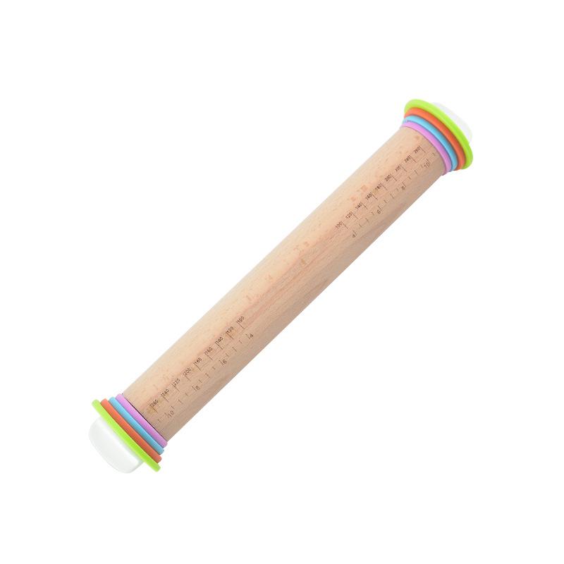 Adjustable Non-Stick Beech Wood Rolling Pin with Scale for Dumplings and Dough Kneading Beech Wood
Adjustable Non-Stick Beech Wood Rolling Pin with Scale for Dumplings and Dough Kneading Beech Wood