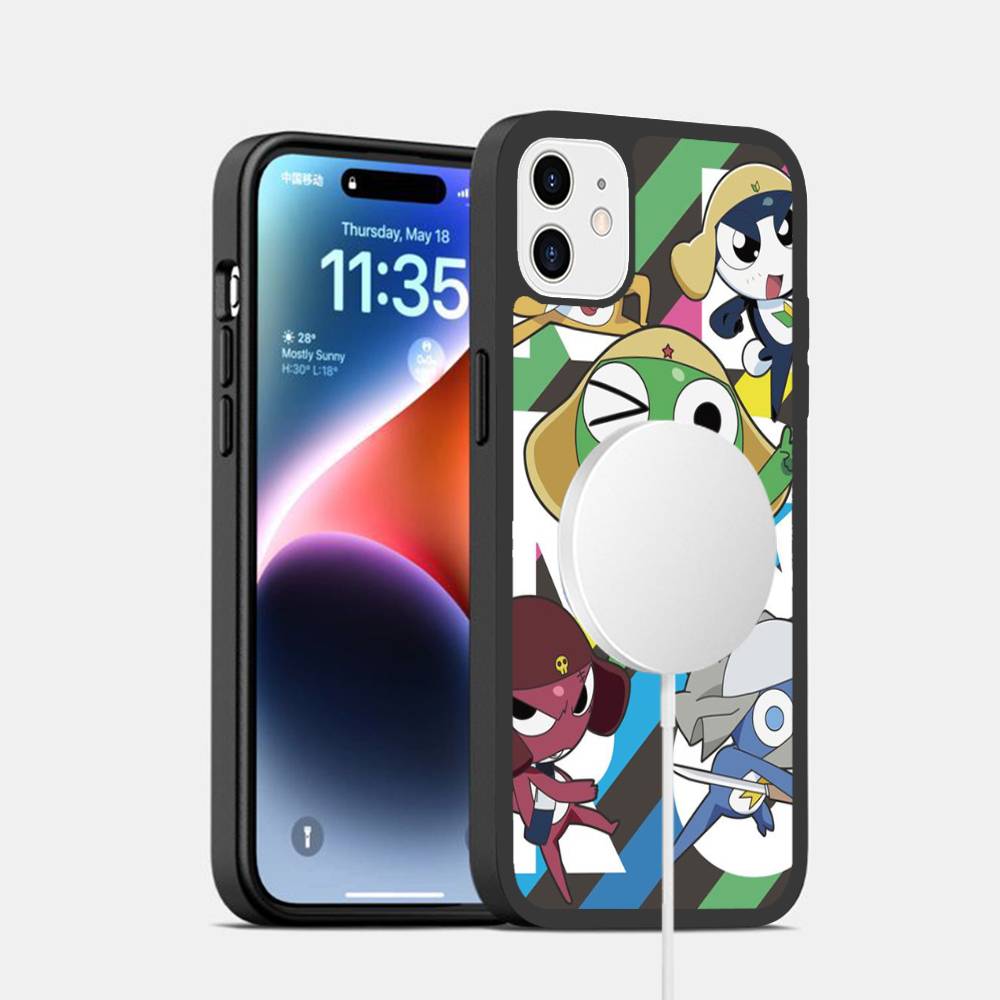 Cartoon Keroro Gunsou Frog Phone Case Magesafe Magnetic Wireless Charge Case For IPhone 16 11 12 13 14 15 Pro Max Plus Mini iPhone 16
Cartoon Keroro Gunsou Frog Phone Case Magesafe Magnetic Wireless Charge Case For IPhone 16 11 12 13 14 15 Pro Max Plus Mini iPhone 16