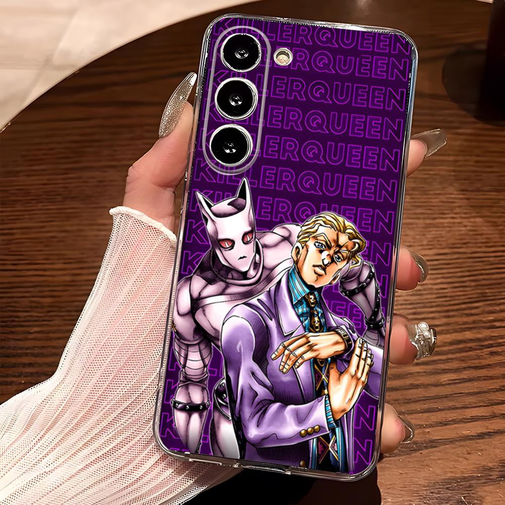 JoJo Adventure Killer Queen Phone Case For Samsung S25 S24 Ultra S23 Fe S22 S20 S21 Plus Fe Ultra 5G Transparent Cover Samsung s21ultra
JoJo Adventure Killer Queen Phone Case For Samsung S25 S24 Ultra S23 Fe S22 S20 S21 Plus Fe Ultra 5G Transparent Cover Samsung s21ultra