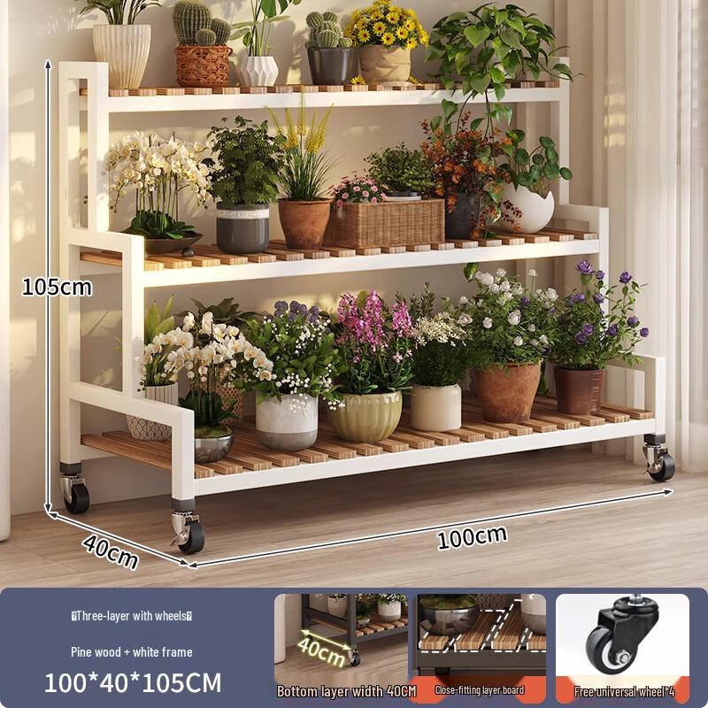 Nordic White Steel 3-Tier Flower Pot Stand
Nordic White Steel 3-Tier Flower Pot Stand